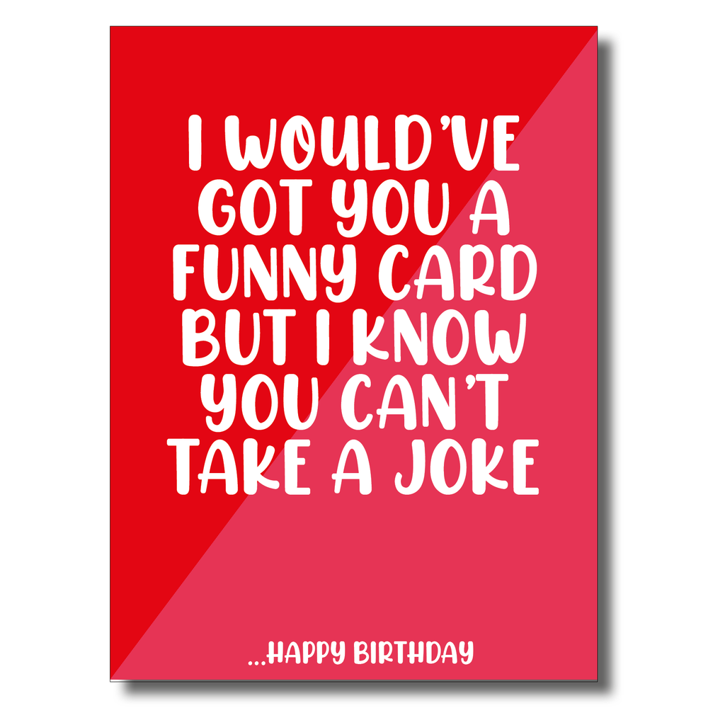 Funny Joke Card Birthday Card #1 image